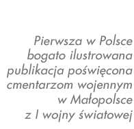 Publikacja poświęcona cmentarzom wojennym